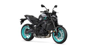 Yamaha MT-09 color cyan storm