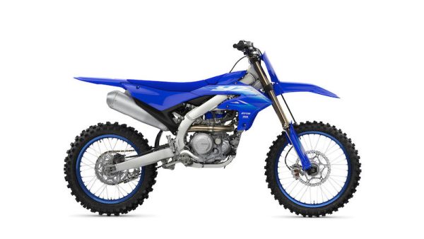 Yamaha YZ 450F, modelo de 2027, vista lateral
