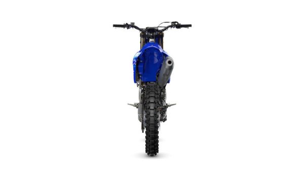 Yamaha YZ 250, modelo de 2027, vista trasera