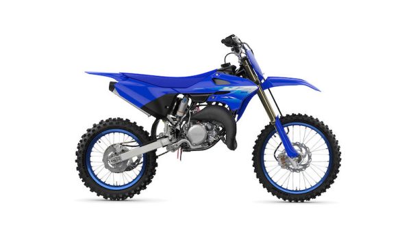 Yamaha YZ 85, modelo 2027, vista lateral