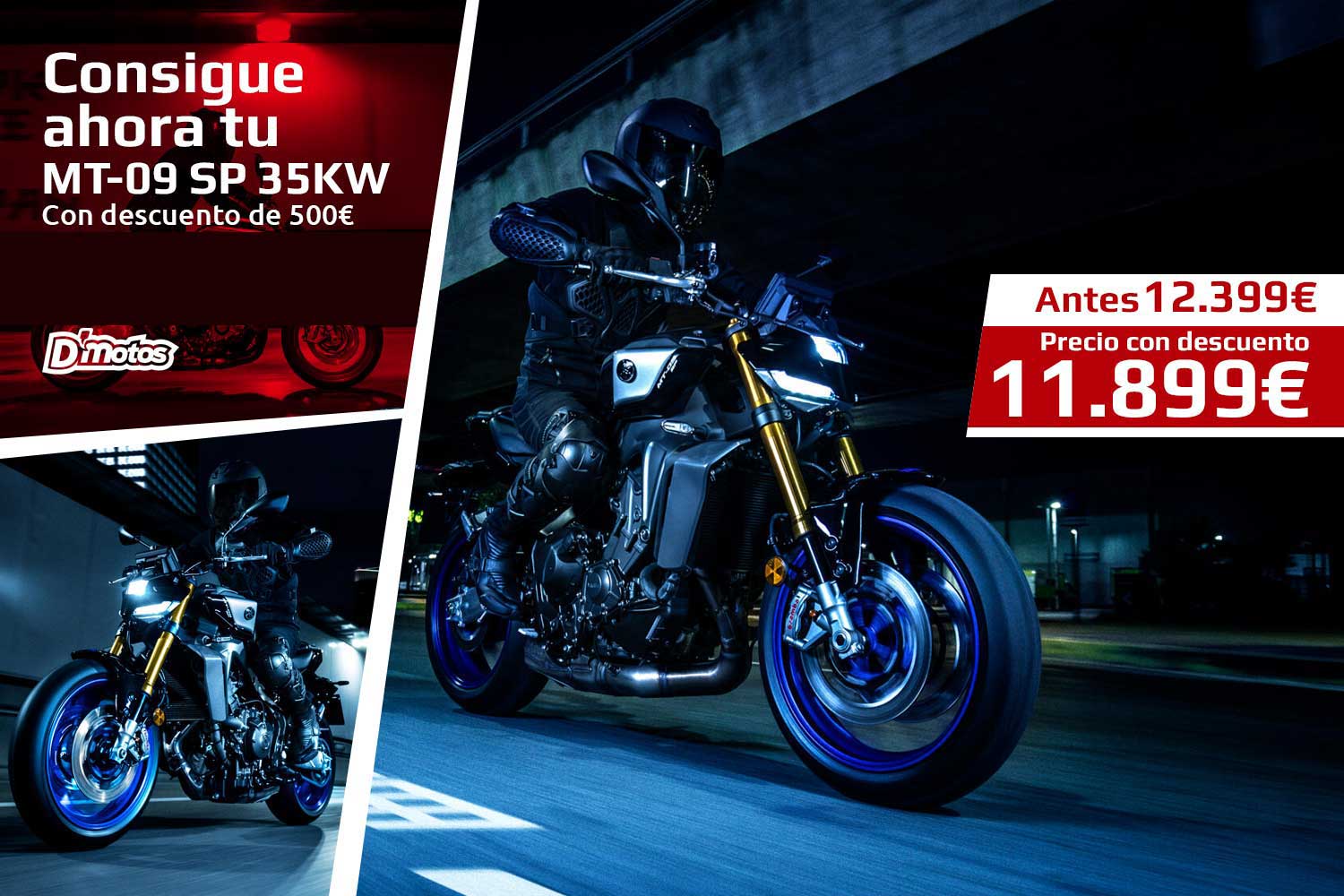 MT-09 SP 35KW con 500€ de descuento
